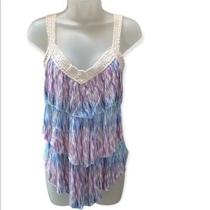 Candie’s  ruffle Tank top